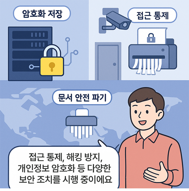 12. 내 정보는 안전하게 보호되요.